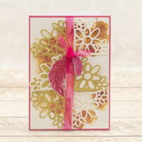You Go Girl Mini Cutting Die-Floral Corner, 1.9'X1.9'