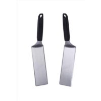 Blackstone 8075106 Stainless Steel Grill Spatula, Black & Silver - 2 Piece