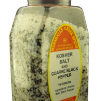 Marshalls Creek Spices KOSHER SALT and COARSE BLK PPR 16 OZ