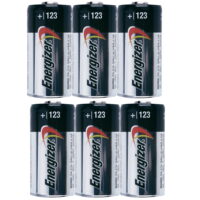 Energizer Lithium Photo Battery 123, 6-Count