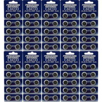AG13 LR44 357 L1154 A76 Alkaline BATTERY QTY 100 - 10 Packs of 10