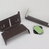 Downspout Extension Flip-Up Hinge for 3x4 A Style (3X4 A, ROYAL BROWN)