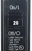 Eaton BR120 20 Amp Single Pole Circuit Breaker