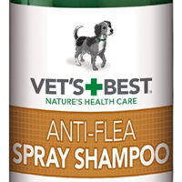 Vet's Best Anti-Flea Spray Dog Shampoo. 16 oz, USA Made