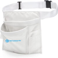 Paint Contractor Life Tool Pouch 5-Pocket Single Side, Tool Belt & Work Apron for Painters, Carpenters, and Builders