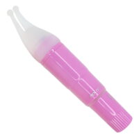 Pink B.O.B. Pocket Rocket Vibrating Mini Personal Massager with Removable Silicone Tickler