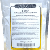 One Step No Rinse Cleaner for Beer & Wine - 1 lb. Homebrew Cleaner and Sanitizer