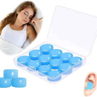 Mpow Ear Plugs, 6 Pairs Super Soft Silicone Ear Plugs, 28dB SNR Comfortable Ear Plugs, Noise Reduction Hearing Protector, for Sleeping, Swimming, Studying, Concerts, Loud Events