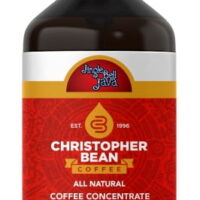 Jingle Bell Java Cold Brew, Iced Coffee, Hot Coffee Christopher Bean Liquid Java (4 Ounce Bottle) Makes 12-16 Cups