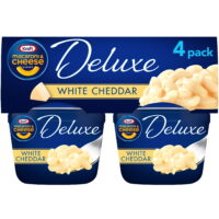 Kraft Deluxe White Cheddar Macaroni & Cheese, 4 Ct, 2.39 oz Cups