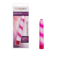 CalExotics Candy Cane Striped Multi-Speed Glossy Vibrator Massager - Pink