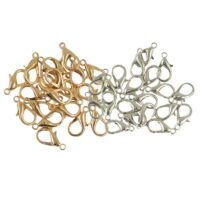 40 Pieces 18mm Lobster Claw Clasps Jewelry DIY Makings Findings Supplies