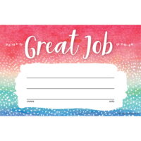 Watercolor Great Job Awards