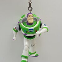 Toy Story Exclusive Buzz Lightyear 3' PVC Figure Chain Light Fan Pull Action Figurine Doll Toy