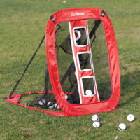 ZenSports Pop up Golf Chipping Net W/12 Training Balls & Carry Case, Collapsible Portable Hitting Net Indoor Outdoor