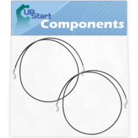 2-Pack 1501123MA Clutch Cable Replacement for Murray 624501X85B (2004) Dual Stage Snow Thrower - Compatible with 1501123MA Drive Cable