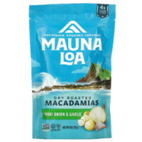 Dry Roasted Macadamias, Maui Onion & Garlic, 8 oz (226 g), Mauna Loa