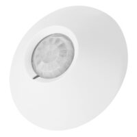 Khall Wired Passive Infrared Detector,12V Wired Indoor Top Mounted 360 Degree Passive Infrared Motion Detection Sensor Alarm,360 Degree Infrared Detector