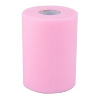 6' x 100 Yards Tulle Roll Spool Wedding Party Gift Tutu Decoration Fabric Craft Pink