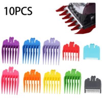 Professional Hair Clipper Guards Guides 10 Color Coded Cutting Guides, Combs Replacement Guards Set for Wahl Clippers/Trimmers