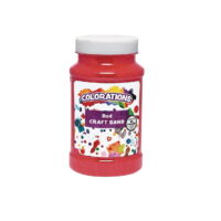 Colorations? Colorful Craft Sand, Red - 22 oz