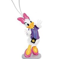 Mickey Mouse Backstage Daisy Duck Back Stage 3.5' Custom PVC Holiday Christmas Tree Ornament Figure Figurine