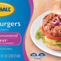 Butterball Sweet Onion Frozen Turkey Burgers, 1/3 lb. Patties, 2 lb. Package