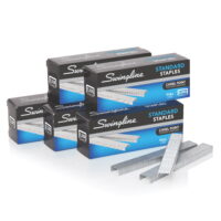 Swingline Standard Staples, 1/4' Length, 5,000 Per Box, 5 Box Pack (S7035101)