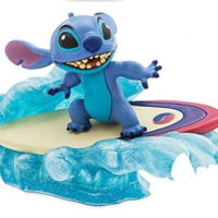Disney Lilo And Stitch 4' Surfer Stitch Mini Pvc Figure Figurine Cake Topper Collectible Toy