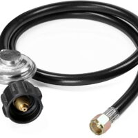 Replacement Regulator and Hose for Blackstone 28 inch and 36 inch gas griddles and large griddle models from other manufacturers