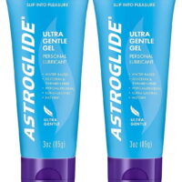 Astroglide Ultra Gentle Gel Personal Lubricant, 3 Ounces each, Pack of 2