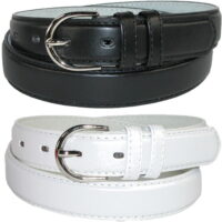 CTM?  Leather 1 1/8 Inch Dress Belt (Pack of 2 Colors) (Women's)