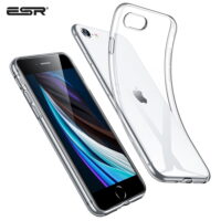 ESR Clear Case for iPhone SE (2022) Case, iPhone SE (2020), iPhone 8, Thin Soft TPU Silicone Transparent Protective Cover, Yellowing Resistant, for iPhone SE 3/2 Case