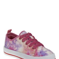 Josmo Youth Girls tie dye court casual sneaker, Sizes 11-4
