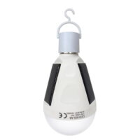 Solar Powered Emergency LED Bulb 12W Sensitive Touch Control Water Resistance Portable Lamp Light for Camping, Hiking, Indoor, Outdoor, Use