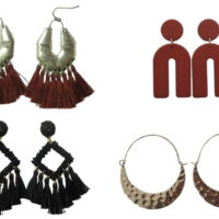 Time and Tru 4pack of Boho Statement Earrings