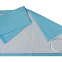 Disposable Baby Changing Pads by Healthline, Chucks Waterproof Pads for Babies & Adults, Baby Changing Table and Bed Protector, Disposable Underpads 23 X 36, 100/Pack + Baby Wipes Bonus