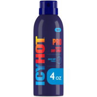 Icy Hot Pro Pain Relief Dry Spray With Menthol & Camphor, 4 oz Bottle