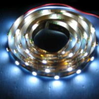 HobbyFlip LED Light Strip WHITE1 Meter Long3M Sticky Back7.1v-12.6v Compatible with Walkera X350 Premium