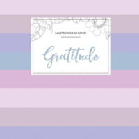 Journal de Coloration Adulte: Gratitude (Illustrations de Safari, Rayures Pastel) (Other)