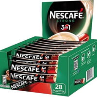 Nescafe 3 in 1 Strong Instant Coffee Single Packets 28x18g