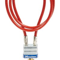 Master Lock 3/16' W x 36' L Steel 4-Pin Cylinder Locking Cable 1 pk