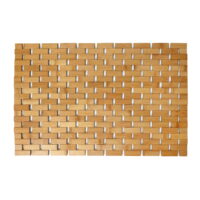 SlipX Solutions Bamboo Bath Mat | Wooden Bath & Shower Mat Creates Spa-Like Experience (Easy to Roll Up, Eco-Friendly, 24.75 x 16.5)