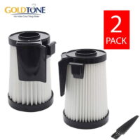 (2) GoldTone Replacement HEPA Vacuum Filter Fits Eureka Vacuum Cleaner. Replaces Your Eurkea DCF-10 & DCF-14, DCF14, DCF10, 62731A, 62731B. Fits: 430 Series Uprights & Stick Vacuum 431A, 426A, 431AX