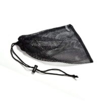 Outdoor Sport Nylon Mesh Bag Pouch Golf Tennis Balls Holder Golf Balls Storage Clasp Training Aid Bag, Black