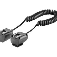 Insignia NS-CANTTL - Flash synchro cable - hot shoe to hot shoe - 8 ft - black