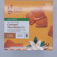 Naturally Flavored Caramel Macchiato Decaf Light Roast Coffee - 16ct Pods
