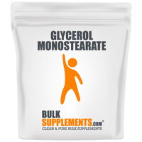 BulkSupplements.com Glycerol Monostearate Powder 1500mg- Pre-Workout Pump (250 Grams)