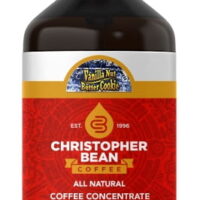 Vanilla Nut Butter Cookie Cold Brew, Iced Coffee, Hot Coffee Christopher Bean Liquid Java (4 Ounce Bottle) Makes 12-16 Cups
