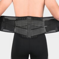 Back Support Belt by BraceUP for Men and Women - Breathable Waist Lumbar Lower Back Brace for Sciatica, Herniated Disc, Scoliosis Back Pain Relief